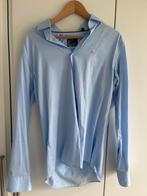 Meyer & Meyer Lichtblauwe Blouse Maat L, Kleding | Heren, Overhemden, Ophalen of Verzenden, Zo goed als nieuw, Blauw, Halswijdte 41/42 (L)