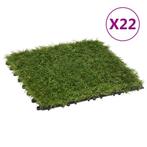22 st Kunstgrastegels kunstgras 30 x 30cm 2m2 GRATIS BEZORGD, Verzenden, Nieuw, Minder dan 10 m², Kunstgras
