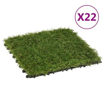 22 st Kunstgrastegels kunstgras 30 x 30cm 2m2 GRATIS BEZORGD beschikbaar voor biedingen