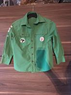 Scouting blouse welpen maat 128 groen, Verzamelen, Scouting, Ophalen of Verzenden, Gebruikt, Kleding
