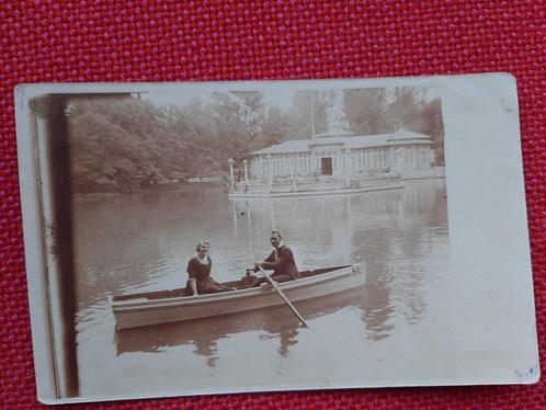 Originele fotokaart Roemenie Boekarest park Lacul Cismigiu, Verzamelen, Ansichtkaarten | Buitenland, Ongelopen, Overig Europa