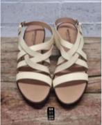 Sensunique - Prachtige leren sleehakken maat 41 - Nieuw, Sensunique, Nieuw, X, Sandalen of Muiltjes