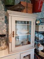 Brocant Oud  Frans Vitrine Kastje, Antiek en Kunst, Curiosa en Brocante, Ophalen