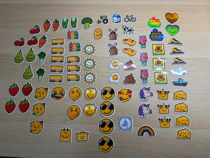 Leuke Stickers - Jumbo Supermarkt, Hobby en Vrije tijd, Stickers en Plaatjes, Zo goed als nieuw, Meerdere stickers, Ophalen of Verzenden