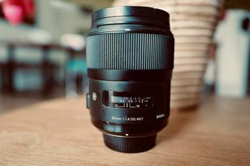 Sigma Art 35mm F/1.4 Nikon F beschikbaar voor biedingen