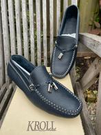 Kroll loafers NIEUW!! blauw met wit stiksel  Maat 39, Nieuw, Blauw, Ophalen of Verzenden, Instappers