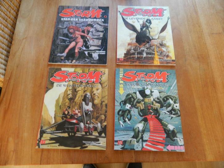 4 delen Storm ( zgan staat ) los 4,- of samen 12,50, Boeken, Stripboeken, Zo goed als nieuw, Meerdere stripboeken, Ophalen of Verzenden