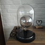 Glazen stolp lamp, Huis en Inrichting, Ophalen, Zo goed als nieuw, Minder dan 50 cm