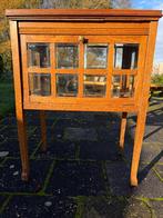 Antiek theekastje met geslepen glas, Antiek en Kunst, Ophalen