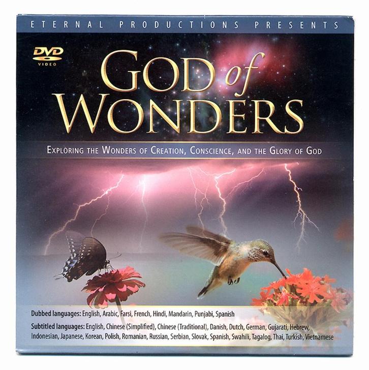 God of Wonders - natuur creaties verwondering - 2010 dvd, Cd's en Dvd's, Dvd's | Religie en Gospel, Nieuw in verpakking, Alle leeftijden