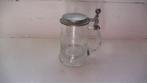 Bierglas met tinnen deksel, Antiek en Kunst, Ophalen of Verzenden