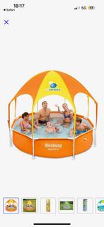 Zwembad met uv tent diameter 2.44m., Tuin en Terras, Zwembad-toebehoren, Ophalen of Verzenden, Zo goed als nieuw