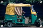 Tuinposter-Schuttingposter Tuk-Tuk Thailand 75x50 cm (bxh), Tuin en Terras, Tuinwanddecoratie, Nieuw, Verzenden