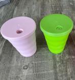 Tupperware rietjes bekers, Huis en Inrichting, Keuken | Tupperware, Ophalen of Verzenden, Zo goed als nieuw, Beker of Kan