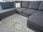 Donkergrijze hoekbank - Stijlvol en comfortabel!, Ophalen, 250 tot 300 cm, Gebruikt, Hoekbank