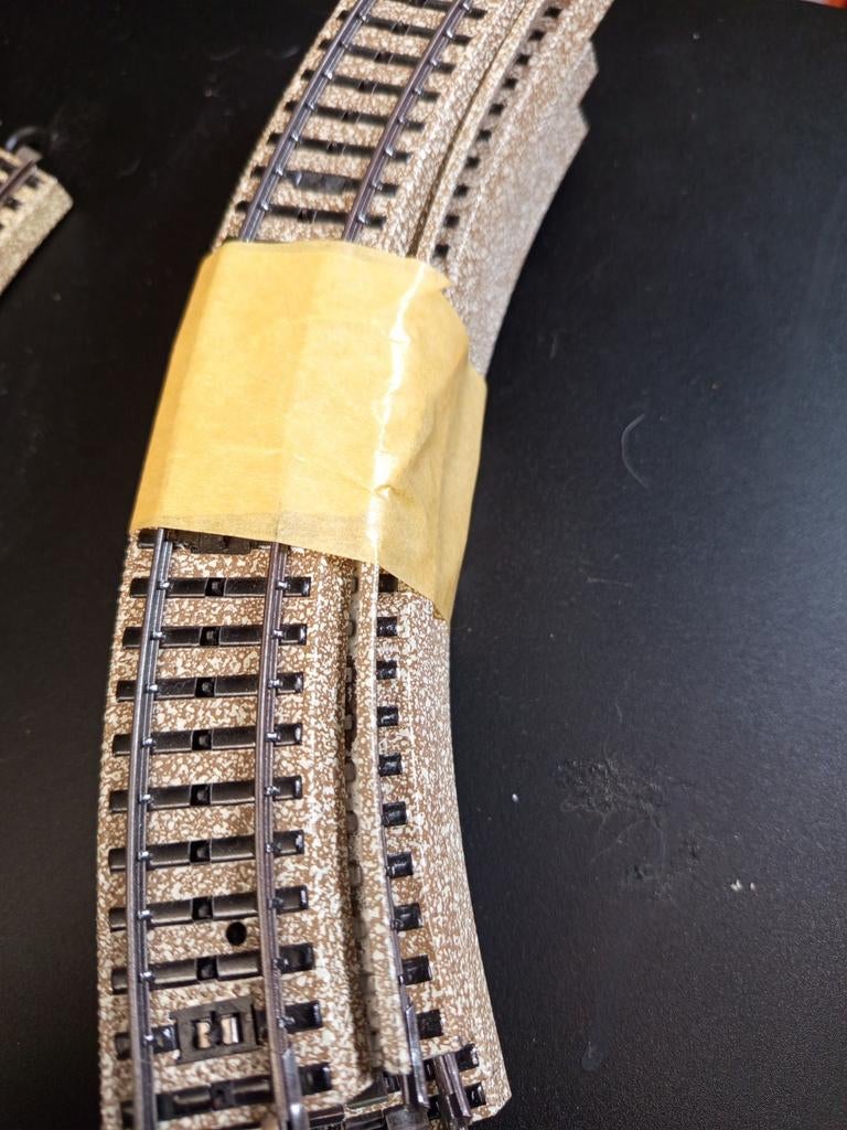 8 industrie bochten Märklin ho 5120, Ophalen of Verzenden, Wisselstroom, Rails, Märklin