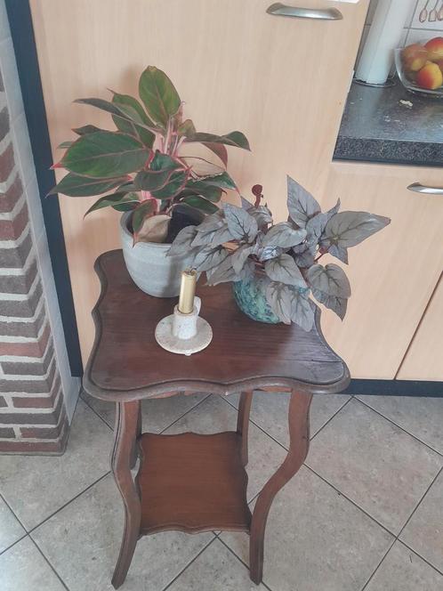 Vintage tafeltje, Huis en Inrichting, Woonaccessoires | Zuilen en Pilaren, Gebruikt, Ophalen
