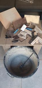 15-delige set metsel/stucadoors gereedschap, Doe-het-zelf en Verbouw, Gereedschap | Handgereedschap, Ophalen, Gebruikt