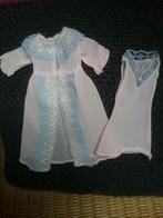 Vintage BARBIE lingerie, nachthemd met duister (ochtendjas), Ophalen of Verzenden, Gebruikt, Kleertjes
