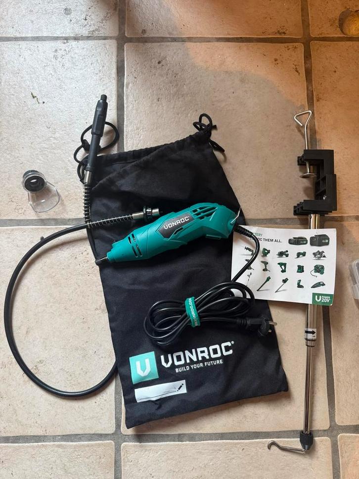 Vonroc Multitool - S_CT501AC - Complete Set, Doe-het-zelf en Verbouw, Gereedschap | Schuurmachines, Zo goed als nieuw, Overige typen