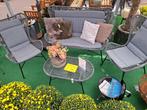 SHOWMODEL tuinset, Tuin en Terras, Tuinsets en Loungesets, Ophalen, 4 zitplaatsen, Nieuw, Bank