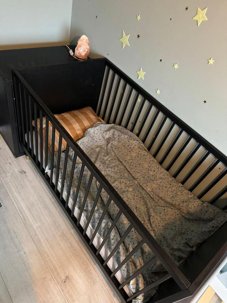 Bopita Cloë Babybed 70x140 + Aerosleep Matras, Kinderen en Baby's, Babywiegjes en Ledikanten, Gebruikt, Ledikant, Ophalen