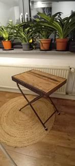Railwood koffie tafel, Huis en Inrichting, Tafels | Bijzettafels, Ophalen of Verzenden, Zo goed als nieuw, 60 cm of meer, Rechthoekig