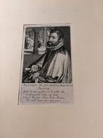Antieke kopergravure Antonie van Blockland, 1610, Ophalen of Verzenden