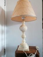 Grote marmeren tafellamp lamp vintage marmer, Huis en Inrichting, Lampen | Tafellampen, Ophalen of Verzenden