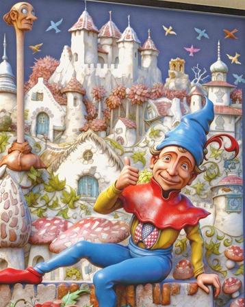 Unieke door de Efteling en Anton Pieck geinspireerde poster beschikbaar voor biedingen