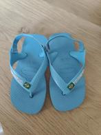 Havaianas baby Brasil li. Blauw slippers 23/24 Zgan, Ophalen of Verzenden, Zo goed als nieuw, Meisje, Overige typen