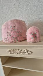 Oude handwerk theemuts en eierwarmer, Antiek en Kunst, Ophalen of Verzenden