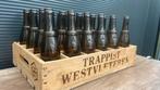 Houten bierkratjes Westvleteren trappist 12, Verzamelen, Biermerken, Overige merken, Flesje(s), Ophalen of Verzenden, Zo goed als nieuw