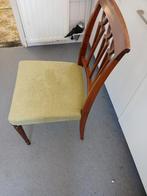 Antieke Stoel met Groene Bekleding, Antiek en Kunst, Ophalen of Verzenden