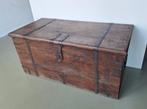 vintage antieke reis-koffer dekenkist opbergkist salon-tafel, Huis en Inrichting, Ophalen, Minder dan 50 cm, Gebruikt, 50 tot 100 cm