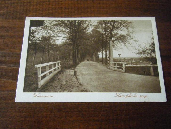 E31 - Wassenaar - Katwijksche weg - Mooi/Oud, Verzamelen, Ansichtkaarten | Nederland, Zuid-Holland, 1940 tot 1960, Ophalen of Verzenden