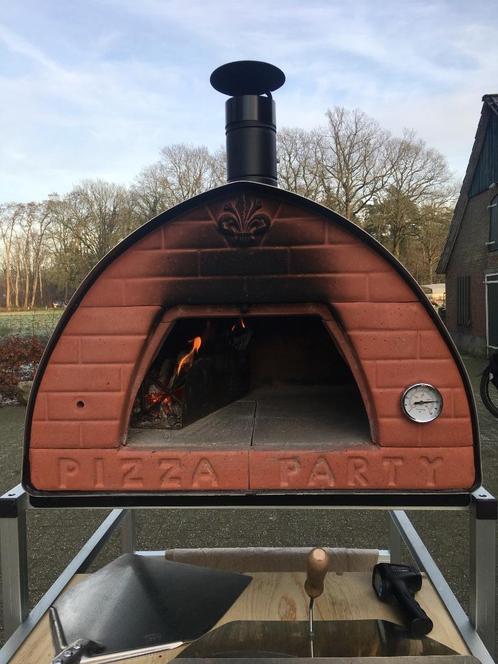 Pizza Party Jolly pizzaoven + onderstel + hoes, Tuin en Terras, Pizzaovens, Zo goed als nieuw, Ophalen