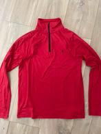 Polo Ralph Lauren lange mouw kwart rits rood, Ophalen of Verzenden, Zo goed als nieuw, Jongen, Shirt of Longsleeve