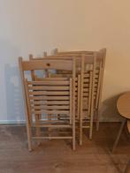 4 Ikea Klapstoelen met Kussens ZGAN, Huis en Inrichting, Stoelen, Ophalen, Twee, Overige kleuren, Zo goed als nieuw