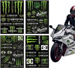 Monster Energy Raptors diverse stickersets motor /quad /helm, Verzenden