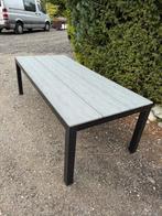 Leuke Tuintafel van 2m25x1m, Ophalen of Verzenden, Zo goed als nieuw, Rechthoekig, Aluminium