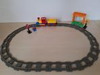 * Duplo: Trein + aanhanger, rails en station * Set 1 *, Ophalen of Verzenden, Gebruikt, Losse stenen, Duplo