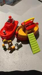 Playmobil boot + brandweerboot, Ophalen of Verzenden, Zo goed als nieuw