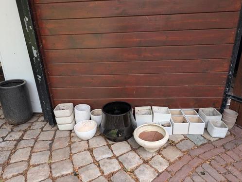 Plantenpotten. Grote collectie, Tuin en Terras, Bloempotten, Zo goed als nieuw, Aardewerk, Minder dan 25 cm, Rond, Ophalen