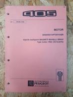 Werkplaatshandboek Peugeot 405 Ti-16   brandstoftoevoer RGZ, Ophalen of Verzenden