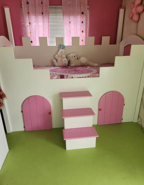 Prinsessen bed, Kinderen en Baby's, Kinderkamer | Stapelbedden en Hoogslapers, Gebruikt, Halfhoogslaper, Ophalen of Verzenden