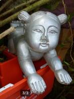 kind van hardhout, Birma in zilver acryl zo groot, Ophalen of Verzenden, Glas of Kopje