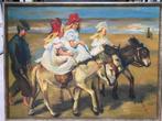 Isaac Israels handgeschilderde kopie “Ezeltje rijden strand”, Antiek en Kunst, Ophalen of Verzenden