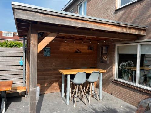 Douglas Veranda 3,3x2,2m (6-jaar oud), Tuin en Terras, Overkappingen, Zo goed als nieuw, Ophalen