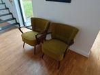 2x vintage club fauteuil l expo 58, Huis en Inrichting, Banken | Sofa's en Chaises Longues, Ophalen, Gebruikt, Eenpersoons, Minder dan 75 cm